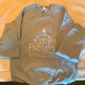Baby Blue Stars Hollow sweatshirt